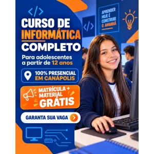 Curso de informática para adolescentes (presencial)